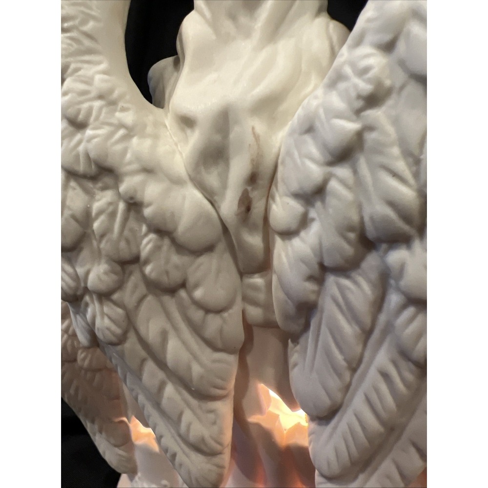 Vtg- Angel Bisque  Gold Accent Light‎ by JC Penney Home Collection - Christmas - Picture 16 of 16